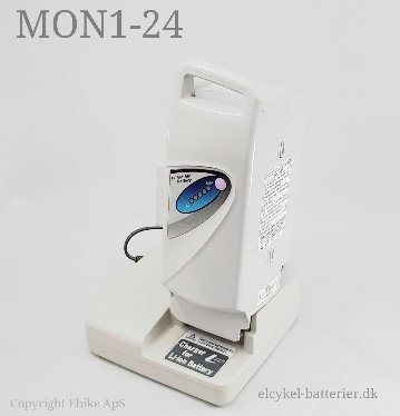Monarch og Everton elcykel batteri - kan opgraderes til 24V 17,5Ah med Samsung celler