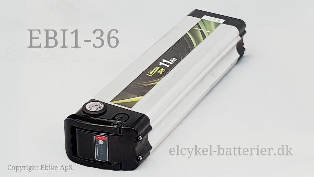 Ebike elcykel batteri (silverfish) - renovering op til 36V 18,2Ah hos Ebike ApS