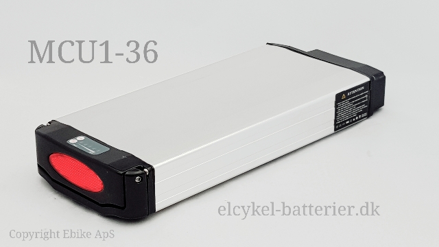 MCU elcykel batteri - fås i kapacitet op til 36V 17,5Ah