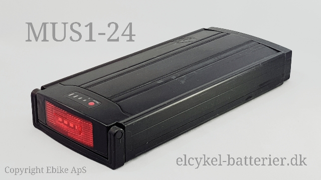 Elcykel batteri - kan opgraderes til 24V 17,5Ah hos Ebike ApS i Ølstykke