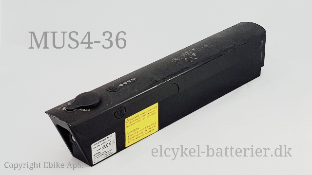 Mustang elcykel batteri - kan opgraderes til 36V 10,5Ah